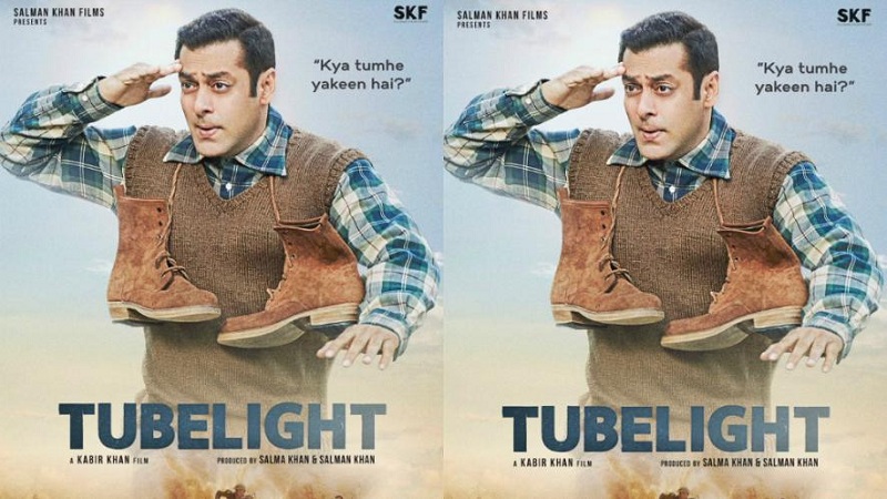'ट्युबलाईट'च्या नव्या पोस्टरमध्ये सलमानचा सलाम!