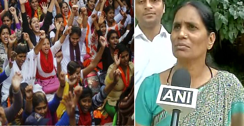 निर्भया प्रकरण : 'निर्भया'च्या आईने कोर्टात टाळ्या वाजून केलं निर्णयाचं स्वागत