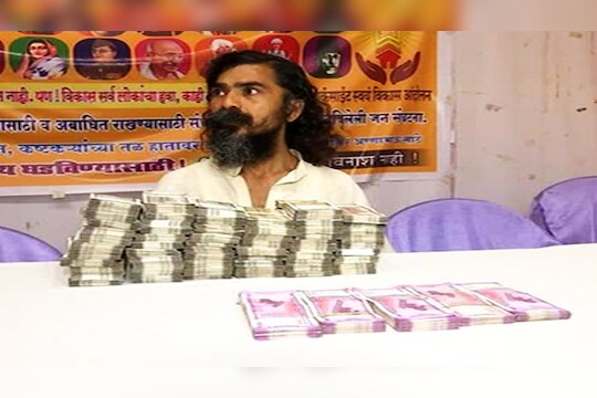 SRA घोटाळ्यात तब्बल 11 कोटींची लाच!, आरटीआय कार्यकर्ता कॅश घेऊन पत्रकारांसमोर