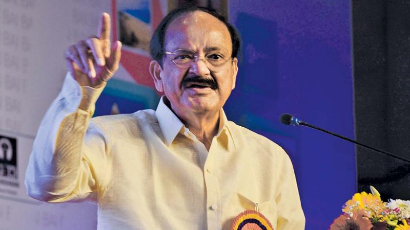 उपराष्ट्रपतीपदासाठी एनडीएतर्फे व्यंकय्या नायडू यांचं नाव जाहीर