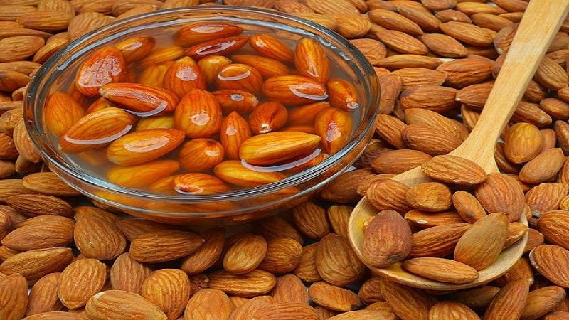 बदामातील गुणधर्म बदामामध्ये व्हिटामिन आणि मिनरल असतात. यात व्हिटामिन ई, जस्त, कॅल्शियम, मॅग्नेशियम आणि ओमेगा-3 त्याचबरोबर अॅसिडचा चांगला स्त्रोत आहे. रात्रभर बदामाला पाण्यात भिजवल्याने त्यातील पोषक घटक आणखी वाढतात. त्यामुळे बदाम रात्रभर पाण्यात भिजत ठेवा. बदामातील गुणधर्म बदामामध्ये व्हिटामिन आणि मिनरल असतात. यात व्हिटामिन ई, जस्त, कॅल्शियम, मॅग्नेशियम आणि ओमेगा-3 त्याचबरोबर अॅसिडचा चांगला स्त्रोत आहे. रात्रभर बदामाला पाण्यात भिजवल्याने त्यातील पोषक घटक आणखी वाढतात. त्यामुळे बदाम रात्रभर पाण्यात भिजत ठेवा.