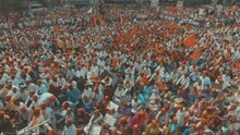 लिंगायत धर्माला संविधानिक मान्यता मिळावी म्हणून समाजाचा महामोर्चा