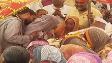 धर्मा पाटील यांच्यावर मूळ गावी अंत्यसंस्कार