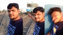 धावत्या रेल्वेसमोर तरुणाचा सेल्फी व्हिडिओ, रेल्वेच्या धडकेत जागीच मृत्यू