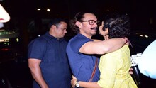 वाढदिवसाला आमिरचं मुंबईत आगमन, किरणनं केलं स्वागत