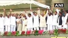 शपथविधीचं निमित्त, मोदी विरोधकांचं शक्तिप्रदर्शन