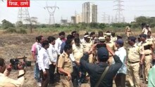 बुलेट ट्रेनसाठी शिळगावात जमिनीची मोजणी मनसेनं बंद पाडली