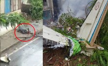 घाटकोपरमध्ये चार्टर्ड विमान कोसळलं, महिला पायलटसह 5 जणांचा मृत्यू