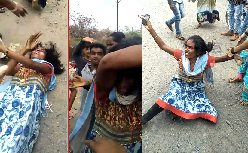 VIDEO : संशयाचं भूत,औरंगाबादेत जमावाकडून महिलेसह दोघांना बेदम मारहाण