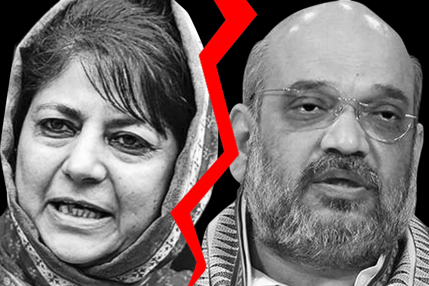 भाजप जम्मू-काश्मीर सरकारमधून बाहेर, मेहबुबा मुफ्ती देणार राजीनामा!