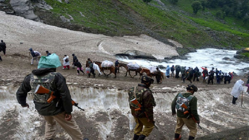 खराब हवामानामुळे अमरनाथ यात्रा थांबवली, मुसळधार पावसाचा अंदाज