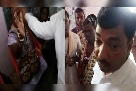 VIDEO : चोर समजून दोघांना मारहाण,भाजप आमदारानेही कानशीलात लगावली