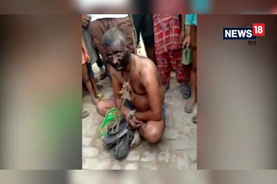 VIDEO : शेजाऱ्याच्या घरात चुकून घुसला,जमावाने बेदम चोपला