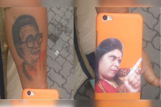 Maratha Morcha : हातावर बाळासाहेबांचा टॅटू, तर मुखी मराठा आरक्षण !