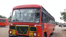 मराठा आरक्षणासाठी पंढरपूरमध्ये 4 एसटी बस फोडल्या, एसटी वाहतूक बंद