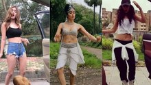 हे काय भलतं चॅलेंज?, लोकं धावत्या गाडीतून उतरून नाचताय!