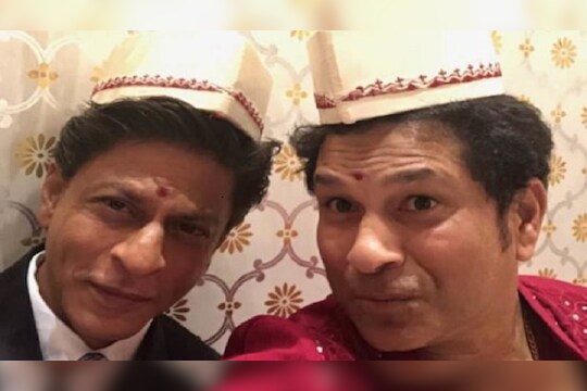 ...जेव्हा सचिननं घातली शाहरुखला 'टोपी'!