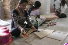 मखर निर्मितीतून महिलांना मिळाला हक्काचा रोजगार