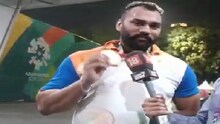 VIDEO : काय म्हणाला भारताला सातवे सुवर्णपदक मिळवून देणारा तेजिंदरपाल सिंग?