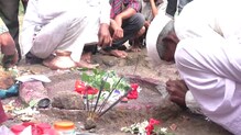 शेतात आढळला दगड, कुणी म्हणतं महादेव तर कुणी कासव! शेतात आढळला दगड, कुणी म्हणतं महादेव तर कुणी कासव!