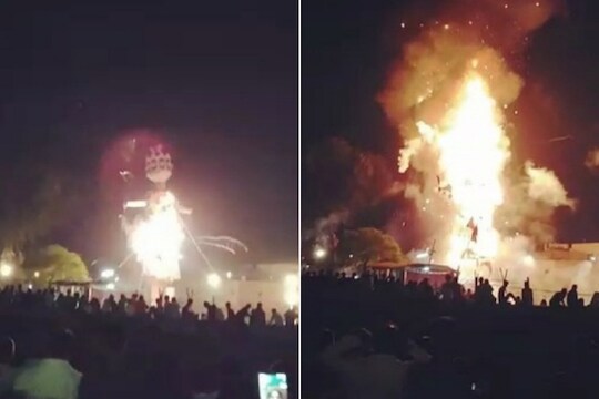 अमृतसरजवळच्या चौरा बाजार इथं दरवर्षी रावण दहनाचा कार्यक्रम होतो आणि हजारो लोक तो कार्यक्रम पाहण्यासाठी येत असतात. तिथलं खास आकर्षण असतं ते फटाक्यांची आतषबाजी. यावहीवर्षी हा कार्यक्रम पाहण्यासाठी नागरिकांची प्रचंड गर्दी होती. हा कार्यक्रम ज्या मैदानावर होतो त्याच मैदानाजवळ रेल्वे ट्रॅक आहे.
