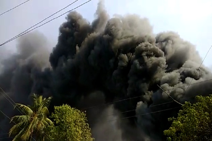 VIDEO : अंबरनाथच्या रासायनिक कंपनीत भीषण आग