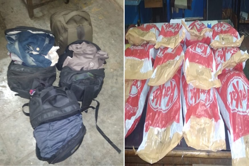 मनमाड आरपीएफने काकीनाडा एक्सप्रेसच्या जनरल डबतल्यातून सुमारे किटकॅटचे १२ पॅकेट जप्त केलेत. या प्रकरणी मनमाड रेल्वे पोलीस स्थानकांमध्ये गुन्हा दाखल करण्यात आला आहे. तर गांजा तस्करी करणाऱ्यांचा शोध घेण्याचं काम सध्या सुरू आहे. मनमाड आरपीएफने काकीनाडा एक्सप्रेसच्या जनरल डबतल्यातून सुमारे किटकॅटचे १२ पॅकेट जप्त केलेत. या प्रकरणी मनमाड रेल्वे पोलीस स्थानकांमध्ये गुन्हा दाखल करण्यात आला आहे. तर गांजा तस्करी करणाऱ्यांचा शोध घेण्याचं काम सध्या सुरू आहे.