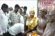 VIDEO : अवमान करणारा वादग्रस्त छिंदम आता शिवरायांसमोर नतमस्तक