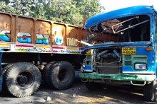 ट्रकची बसला जोरदार धडक, 5 जणांचा मृत्यू
