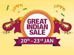 अॅमेझॉनच्या ग्रेट इंडियन सेलची सुरुवात 20 जानेवारीला होणार असून 23 जानेवारीपर्यंत हा सेल असणार आहे. तीन दिवस चालणाऱ्या सेलमध्ये HDFC बँकेच्या डेबिट आणि क्रेडिट कार्डवर 10 टक्के मिळणार आहे. अॅमेझॉनच्या ग्रेट इंडियन सेलची सुरुवात 20 जानेवारीला होणार असून 23 जानेवारीपर्यंत हा सेल असणार आहे. तीन दिवस चालणाऱ्या सेलमध्ये HDFC बँकेच्या डेबिट आणि क्रेडिट कार्डवर 10 टक्के मिळणार आहे.