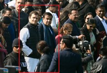 VIDEO : राहुल आणि गडकरींमध्ये गुफ्तगू, ये दुनिया वाले पूछेंगे, मुलाक़ात हुई क्या बात हुई!