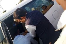 VIDEO : अपघातात रक्तबंबाळ झाला होता तरूण, महाजनांनी स्वत:च्या इनोव्हात नेलं हाॅस्पिटलला!