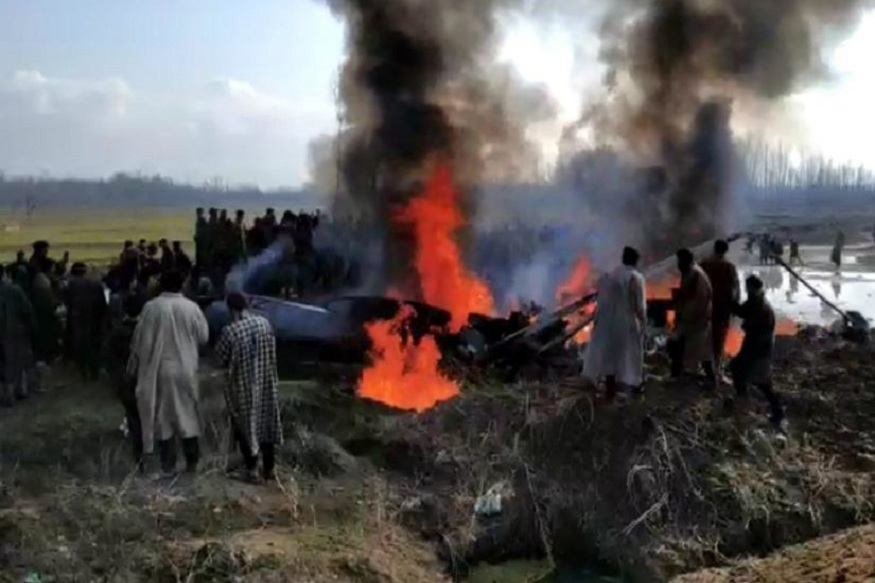 भारतीय हवाई दलाचं विमान कोसळलं, घटनास्थळावरील EXCLUSIVE VIDEO