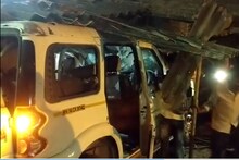 मद्यधुंद चालक स्कॉर्पियो घेऊन थेट रेल्वे ट्रॅकवर, मालगाडीने दिली धडक