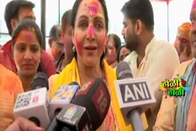 VIDEO: धुळवडीच्या शुभेच्छा देताना हेमा मालिनी PM मोदींबाबत म्हणाल्या...