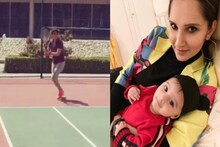 बाळंतपणानंतर सानिया मिर्झा पुन्हा टेनिस खेळायला सज्ज, शेअर केला VIDEO