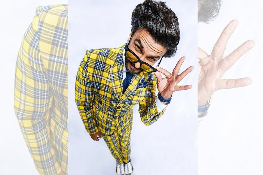 बॉलिवूडचा सिंबा रणवीर सिंह आपल्या अनेख्या फॅशन आणि मस्तीखोर स्वभावासाठी सगळीकडे परिचित आहे. नुकतंच रणवीरनं त्याच्या इन्स्टाग्राम अकाउंटवर लेटेस्ट फोटोशूटचे फोटो शेअर केले. या फोटोंमध्ये रणवीर खूपच 'फनी लूक'मध्ये दिसत आहे. त्याचा हा लूक एखाद्या मीम्ससारखा दिसत असून तो स्वतःही अशाप्रकारच्या पोझ देताना दिसत आहे. बॉलिवूडचा सिंबा रणवीर सिंह आपल्या अनेख्या फॅशन आणि मस्तीखोर स्वभावासाठी सगळीकडे परिचित आहे. नुकतंच रणवीरनं त्याच्या इन्स्टाग्राम अकाउंटवर लेटेस्ट फोटोशूटचे फोटो शेअर केले. या फोटोंमध्ये रणवीर खूपच 'फनी लूक'मध्ये दिसत आहे. त्याचा हा लूक एखाद्या मीम्ससारखा दिसत असून तो स्वतःही अशाप्रकारच्या पोझ देताना दिसत आहे.
