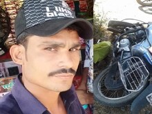 दुचाकीचे टायर फुटून झालेल्या विचित्र अपघातात एकाचा जागीच मृत्यू