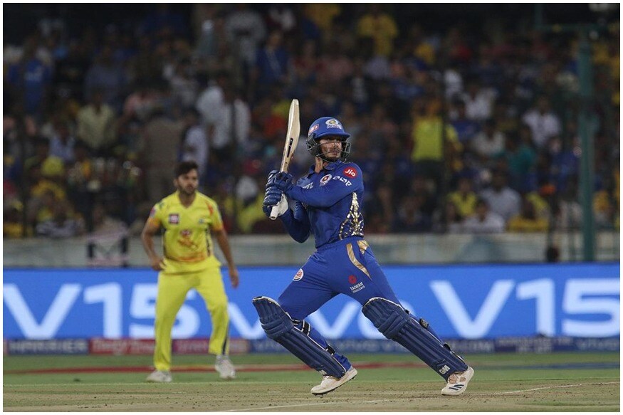 साऊथ आफ्रिकेचा विकेटकिपर क्विंटन डी कॉकनं आयपीएलमध्या आपल्या खेळीनं सर्वांना चक्कीत केलं. मुंबईकडून खेळणाऱ्या या खेळाडूनं 14 सामन्यात 132.91च्या स्ट्राईक रेटनं 529 धावा केल्या. मुंबईला चॅम्पियन बनवण्यात त्याचा मोलाचा वाटा असला तरी, आता विश्वचषकात डी कॉक भारताच्या चिंता वाढवू शकतो. साऊथ आफ्रिकेचा विकेटकिपर क्विंटन डी कॉकनं आयपीएलमध्या आपल्या खेळीनं सर्वांना चक्कीत केलं. मुंबईकडून खेळणाऱ्या या खेळाडूनं 14 सामन्यात 132.91च्या स्ट्राईक रेटनं 529 धावा केल्या. मुंबईला चॅम्पियन बनवण्यात त्याचा मोलाचा वाटा असला तरी, आता विश्वचषकात डी कॉक भारताच्या चिंता वाढवू शकतो.