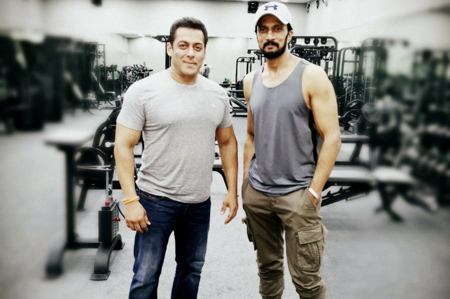 व्यायाम करतानाही सलमानला आजूबाजूला लागतात सुपरस्टार, हा घ्या पुरावा