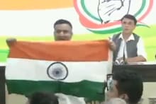 VIDEO :  काँग्रेसच्या पत्रकार परिषदेत योगी समर्थकाचा गोंधळ