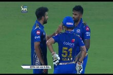 IPL 2019 : आऊट झाल्यानंतर रोहितची मैदानात एण्ट्री, धोनीही झाला शॉक