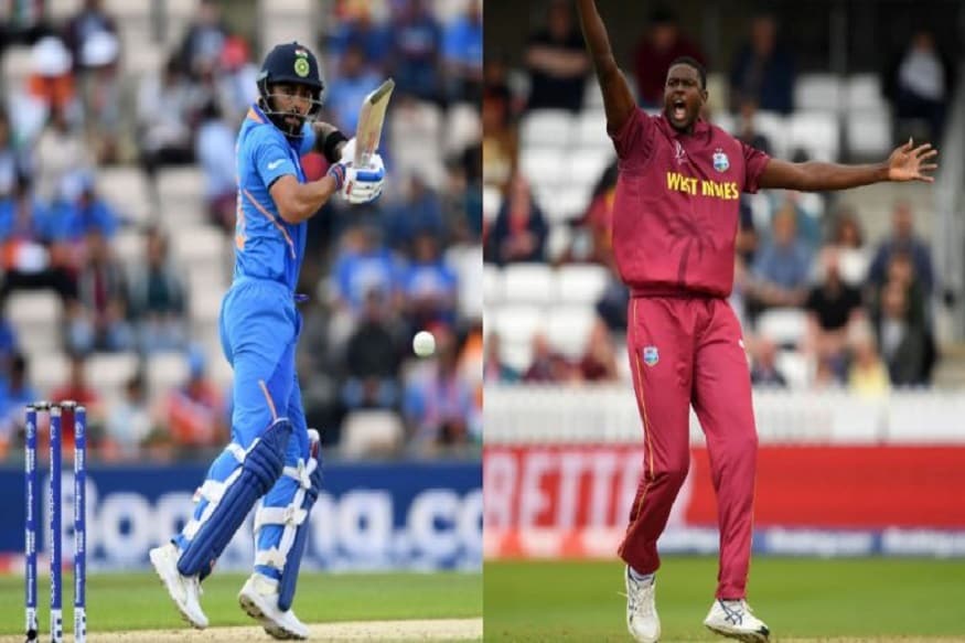 ICC Cricket World Cupमध्ये आज भारत आणि वेस्ट इंडिज यांच्यात लढत होत आहे. भारतीय संघानं आतापर्यंत चार सामने जिंकले आहेत तर, एक सामना पावसामुळं रद्द झाला. आज वेस्ट इंडिजला नमवत सेमीफायनलमध्ये प्रवेश करू शकतो. मात्र वेस्ट इंडिजला नमवणे, भारतासाठी सोपे असणार नाही. कारण न्यूझीलंडविरुद्धच्या सामन्यात कार्लोस ब्रॅथवेटने केलेली तुफानी खेळी सर्वांच्या स्मरणात राहणारी आहे. त्यामुळं वेस्ट इंडिजचे हे पाच खेळाडू भारतासाठी धोकादायक ठरू शकतात. ICC Cricket World Cupमध्ये आज भारत आणि वेस्ट इंडिज यांच्यात लढत होत आहे. भारतीय संघानं आतापर्यंत चार सामने जिंकले आहेत तर, एक सामना पावसामुळं रद्द झाला. आज वेस्ट इंडिजला नमवत सेमीफायनलमध्ये प्रवेश करू शकतो. मात्र वेस्ट इंडिजला नमवणे, भारतासाठी सोपे असणार नाही. कारण न्यूझीलंडविरुद्धच्या सामन्यात कार्लोस ब्रॅथवेटने केलेली तुफानी खेळी सर्वांच्या स्मरणात राहणारी आहे. त्यामुळं वेस्ट इंडिजचे हे पाच खेळाडू भारतासाठी धोकादायक ठरू शकतात.