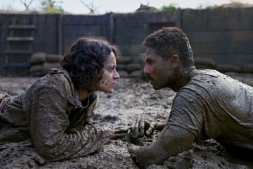 'रंगून'मध्ये Kangana Ranaut सोबतच्या किसिंग सीनला Shahid Kapoor म्हणाला चिखल?