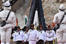 झंडा उँचा रहे हमारा... संरक्षणमंत्री राजनाथ सिंह यांची सियाचीनला भेट