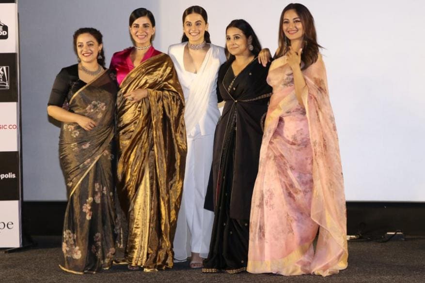 तापसी पन्नू, किर्ती कुल्हरी, विद्या बालन, सोनाक्षी सिन्हा आणि नित्या मेनन (छाया सौजन्य- विरल भयानी) तापसी पन्नू, किर्ती कुल्हरी, विद्या बालन, सोनाक्षी सिन्हा आणि नित्या मेनन (छाया सौजन्य- विरल भयानी)