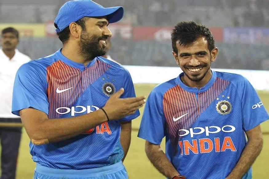 World Cup : 'अरे तुझ्या तोंडापेक्षा बूट मोठा आहे', रोहितनं घेतली चहलची फिरकी