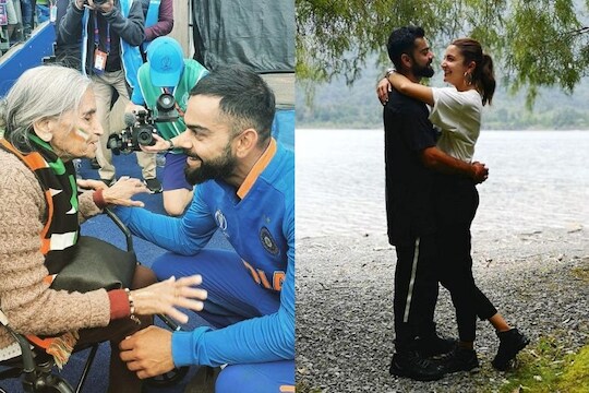 Virat Kohli च्या आजीसोबतच्या फोटोवर Anushka Sharma ने केली ही कमेंट