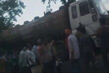VIDEO: नागपूरमध्ये टँकर उलटला; तेलासाठी लोकांची झुंबड