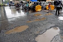ठाण्यातले खड्डे कसे गोल गोल! भाजप शिवसेनेत रस्त्यांवरून जुंपली